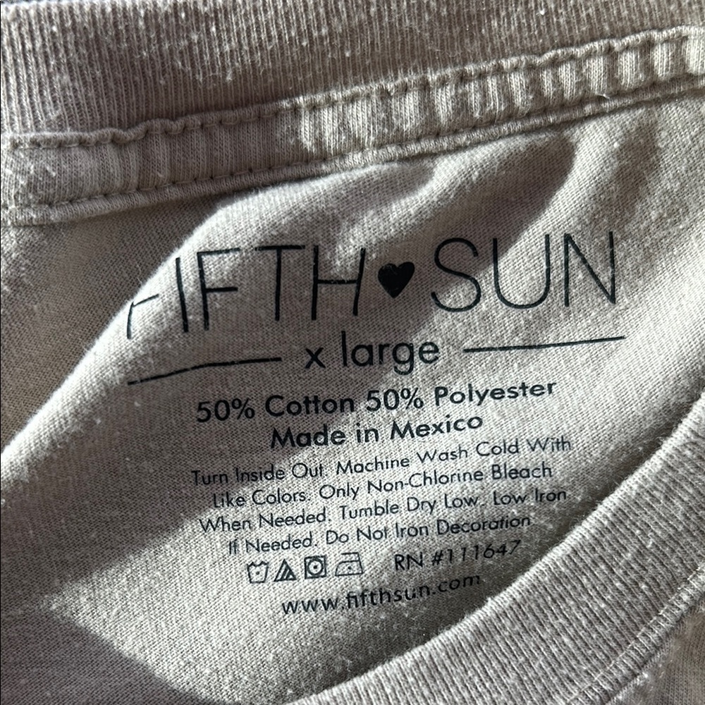 Fifth Sun Beige Tennis Club Graphic Tee - Picture 4 of 6